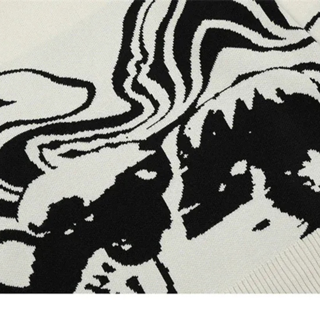 Monochrome Mirage Knit
