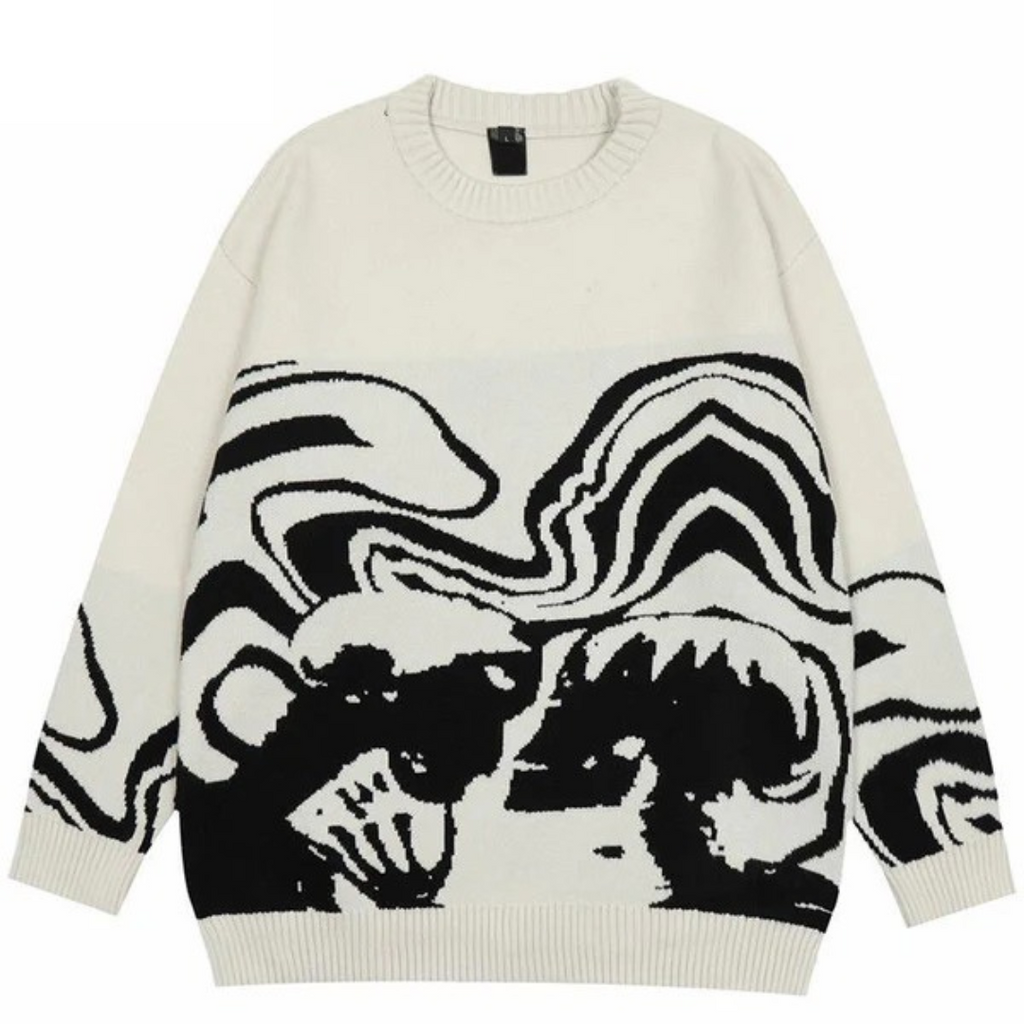 Monochrome Mirage Knit
