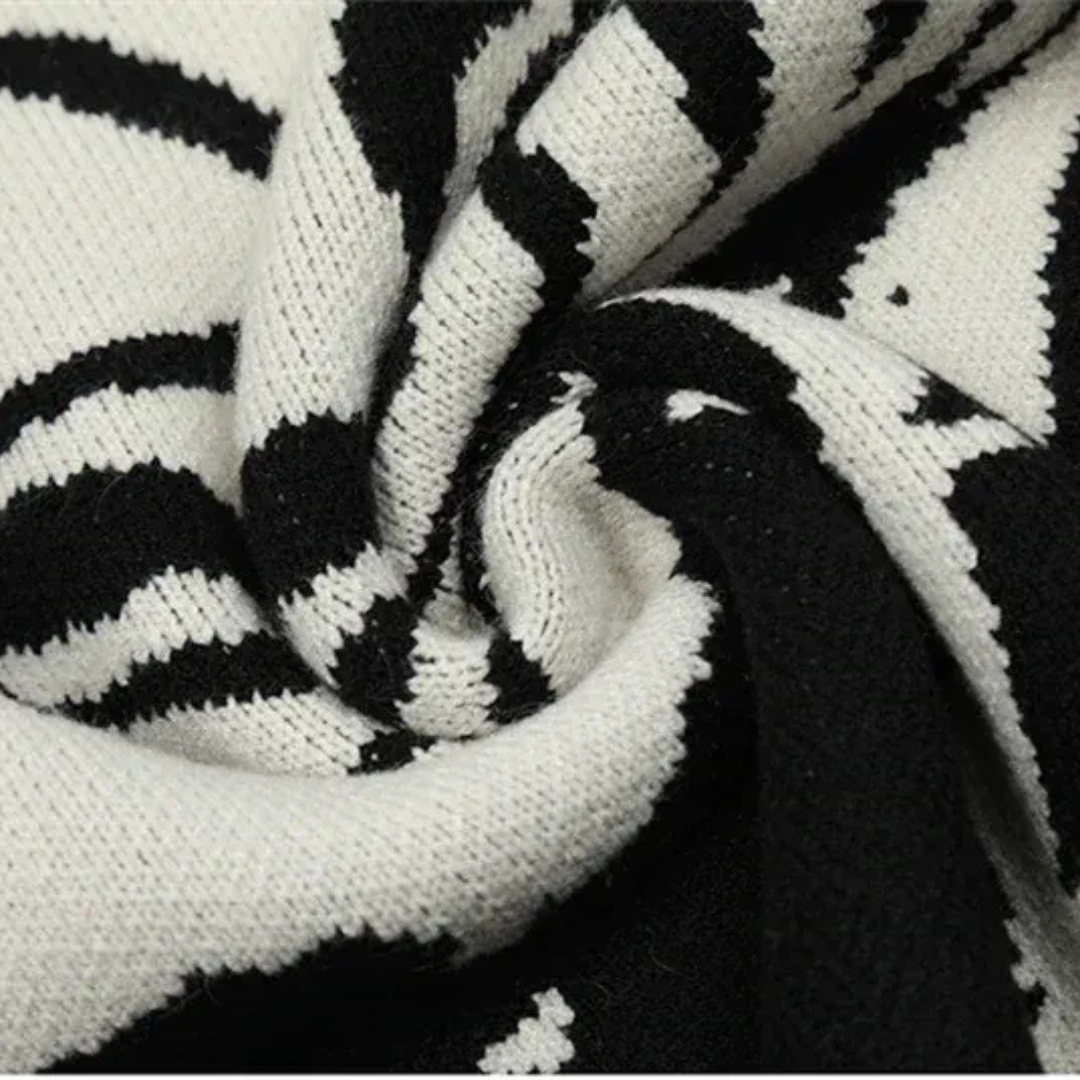 Monochrome Mirage Knit