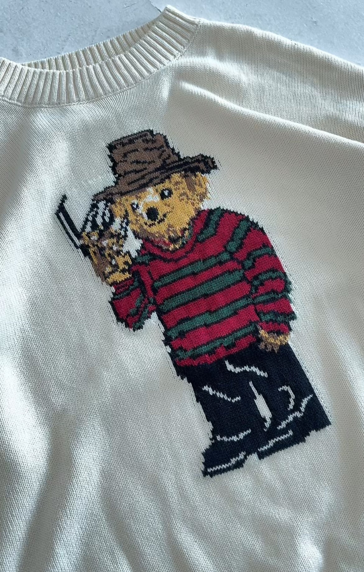 Freddy Bear Knit Sweater