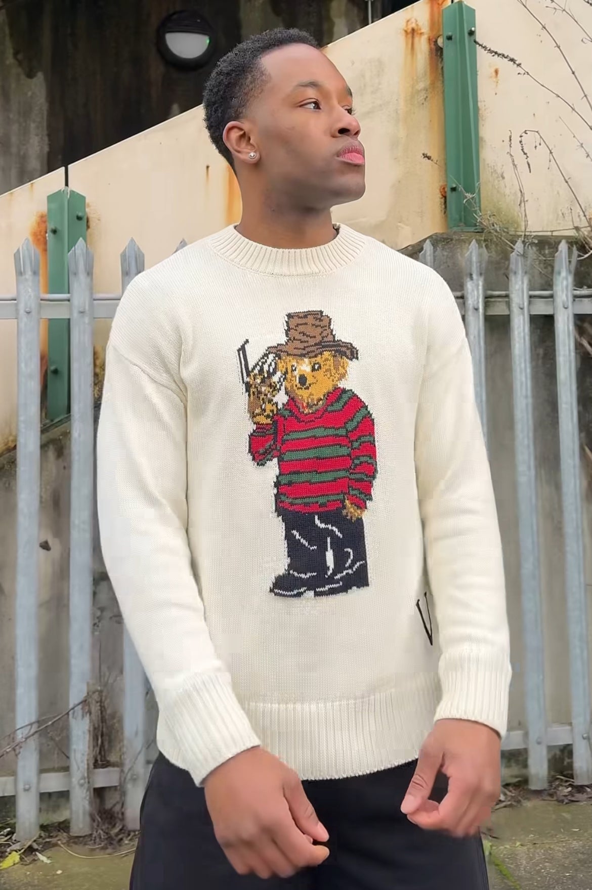 Freddy Bear Knit Sweater