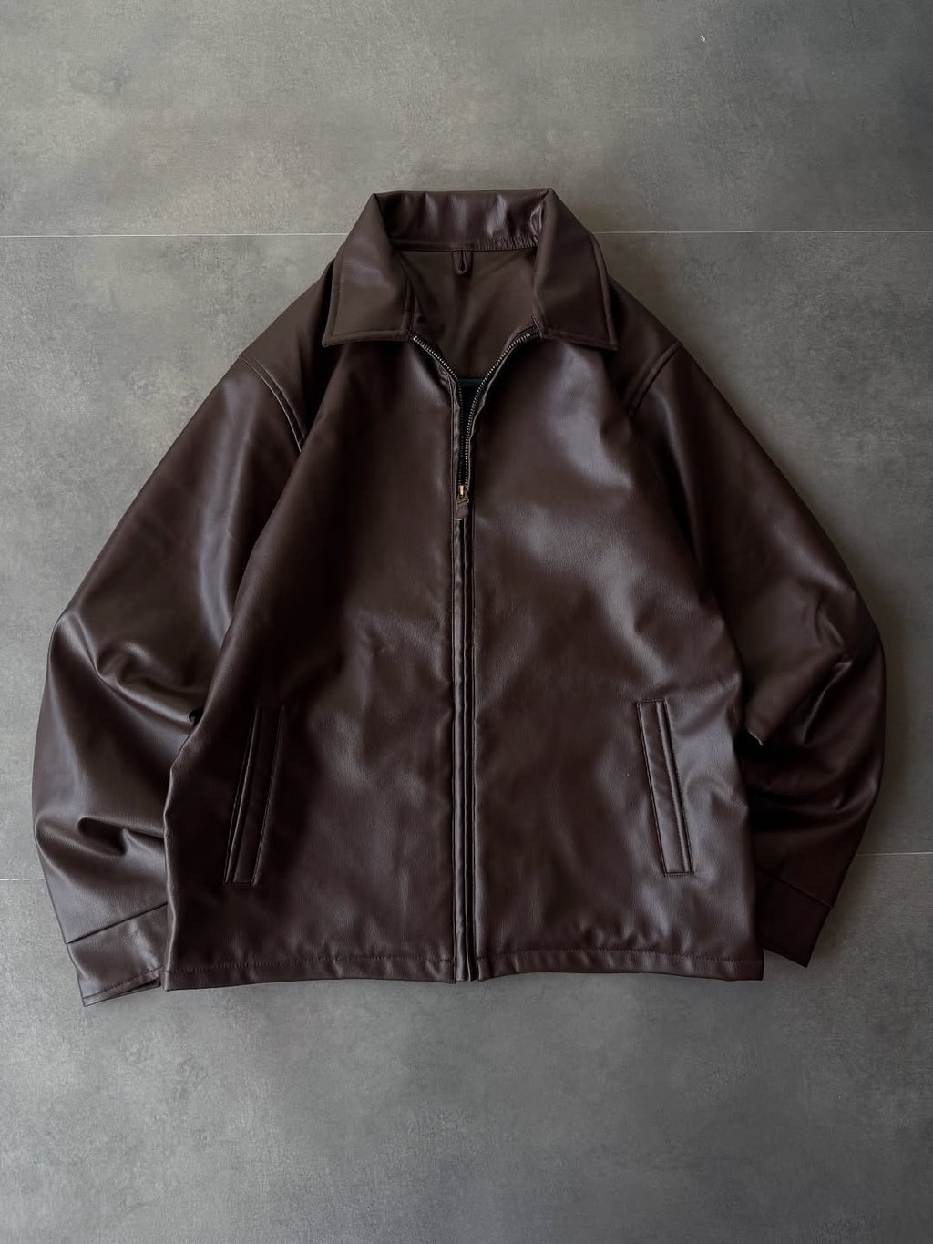 Brown Crest Jacket