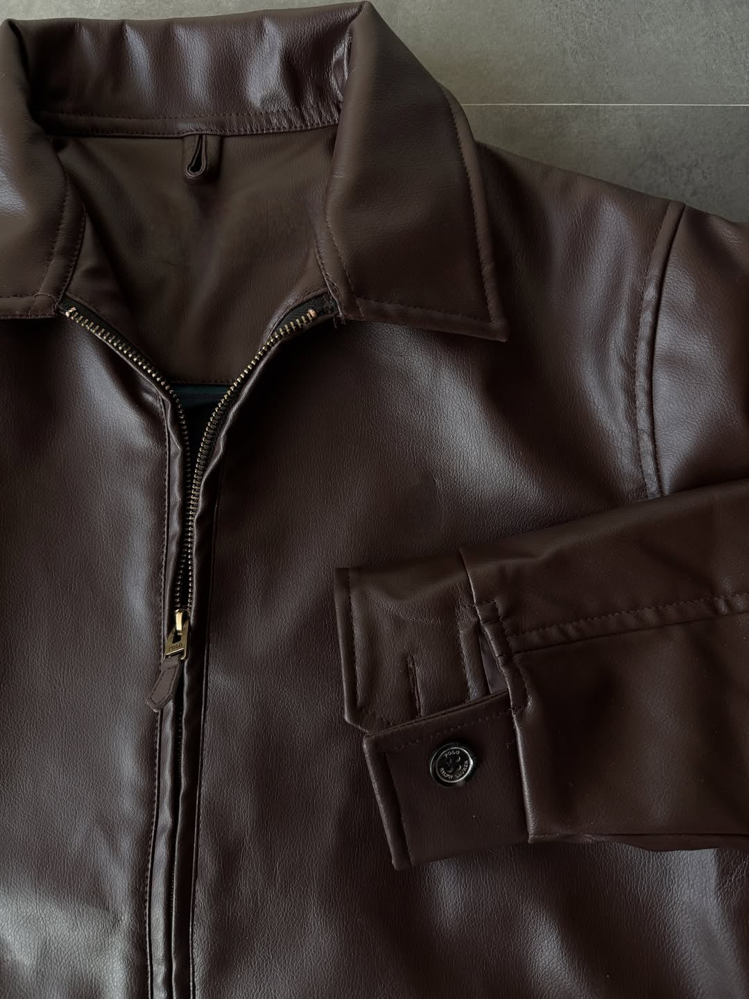 Brown Crest Jacket