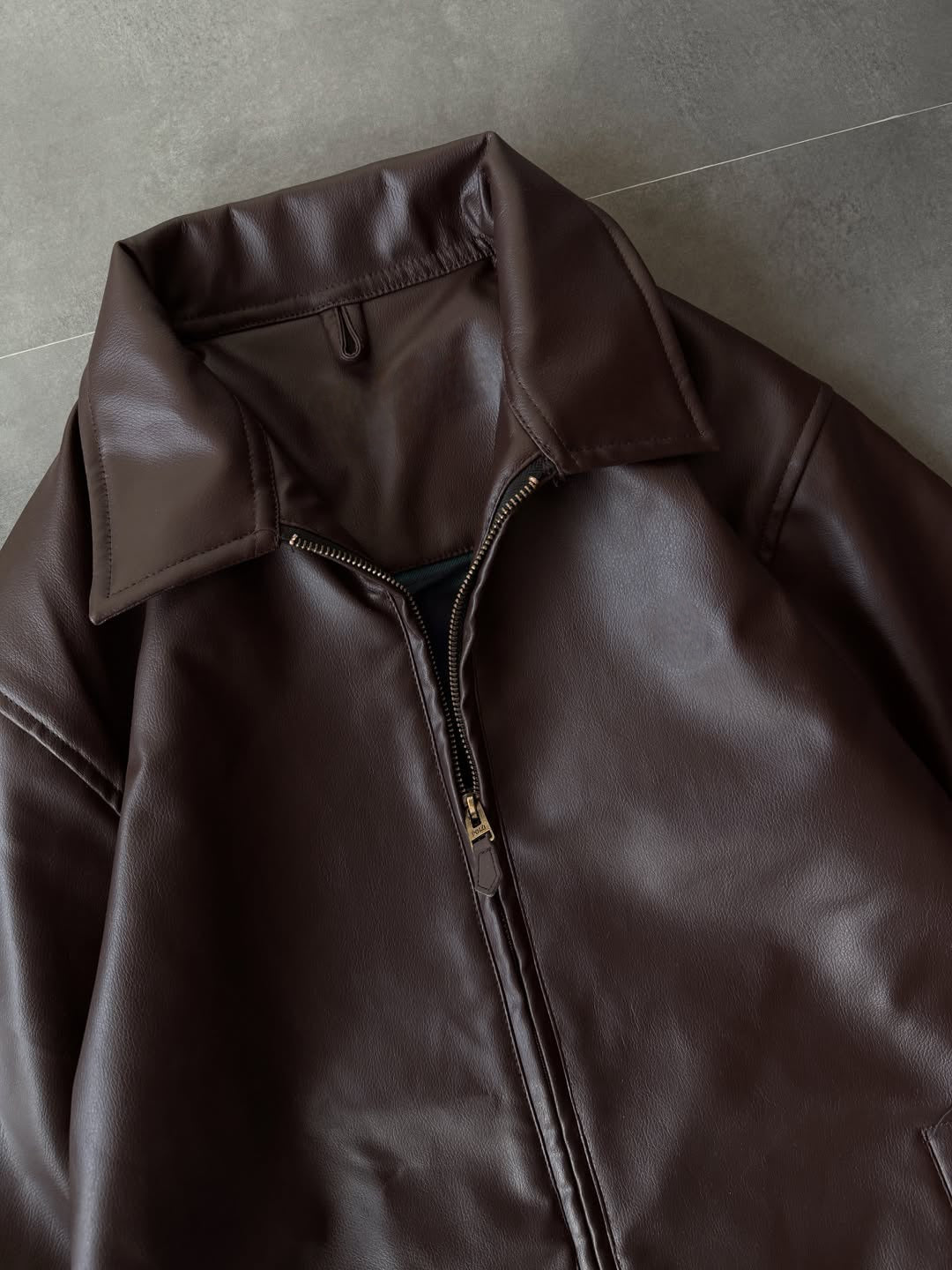 Brown Crest Jacket