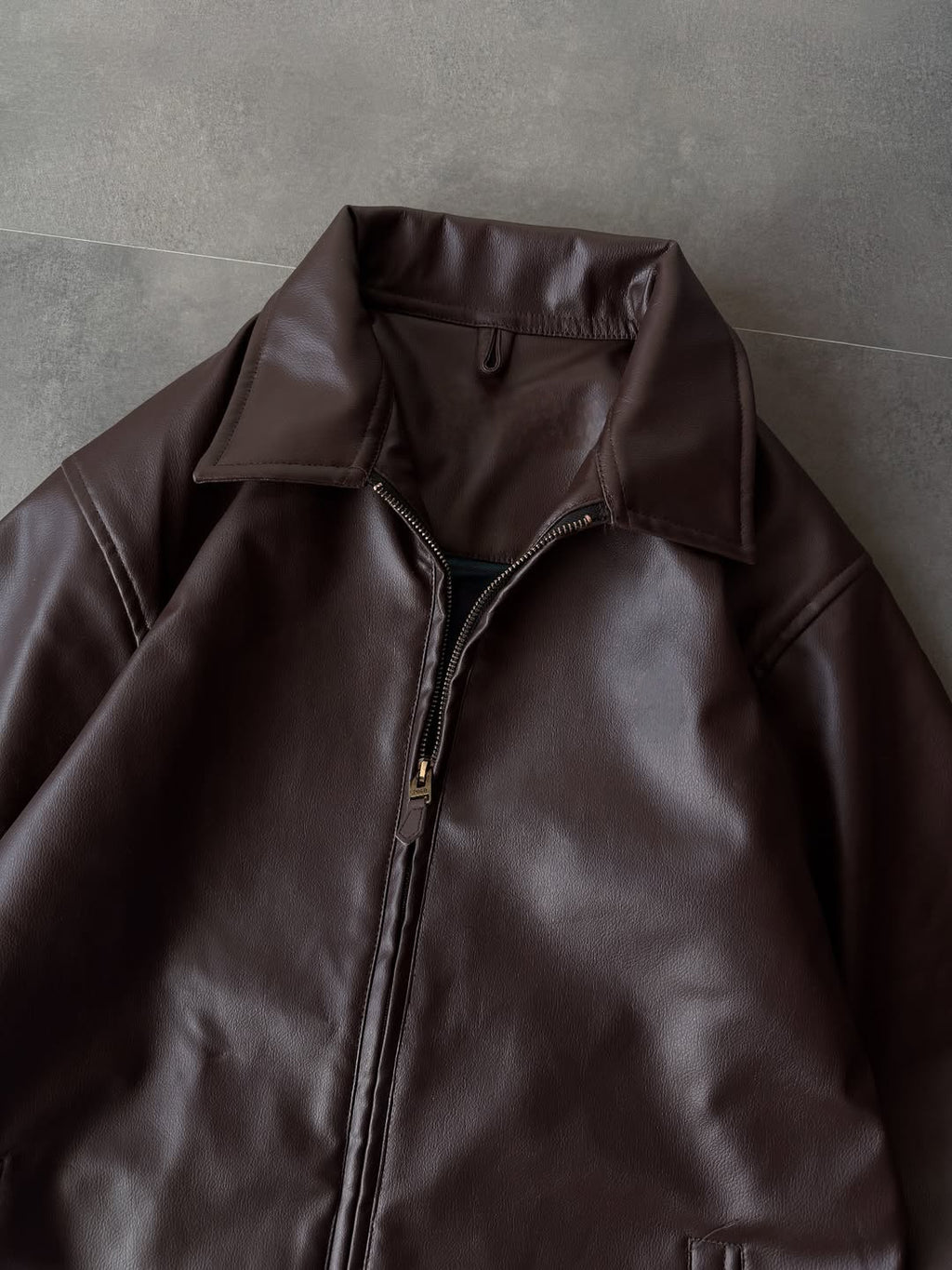 Brown Crest Jacket